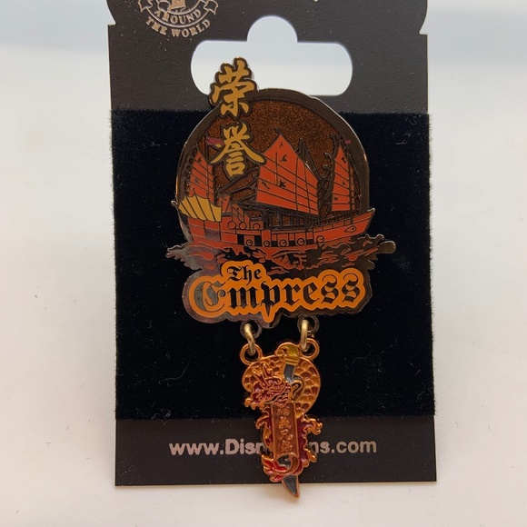Disney Parks Pirates of the Caribbean At World's End The Empress Dangle Pin - Picture 2 of 9